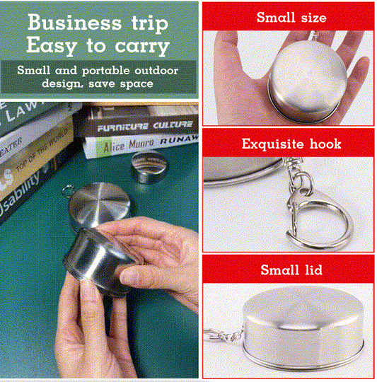 Stainless Steel Retractable Cup