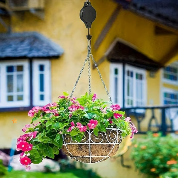 Plant Pulley,Retractable Plant Hanger