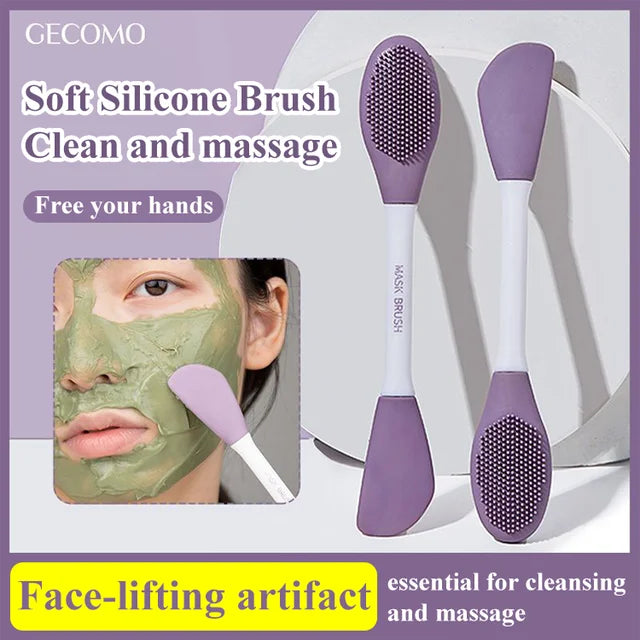 Silicone Double Head V-Face Brush