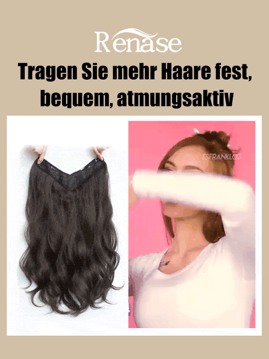 Wasserwellige, atmungsaktive, unsichtbare Haarverlängerungen