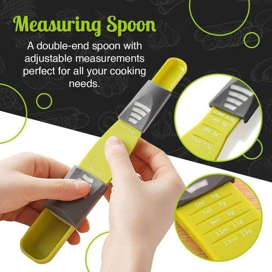 Dual-Head Adjustable Measuring Spoon