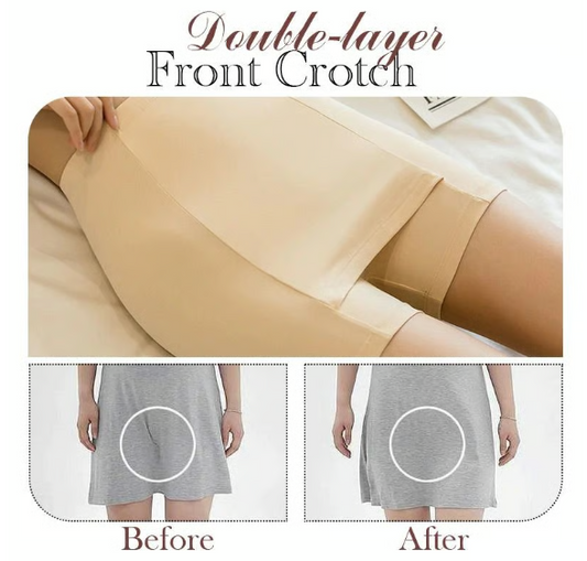 Double-layer Front Crotch Ice Silk Safety