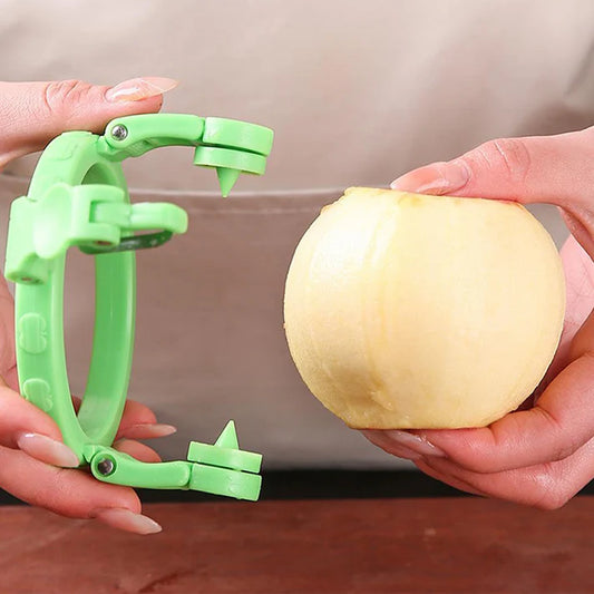 Manual universal apple peeler
