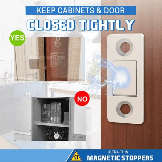 Ultra-thin Invisible Magnetic Door Stoppers (4Sets)