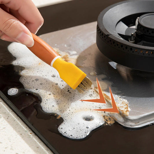 Multifunctional two-in-one kitchen cleaning brush