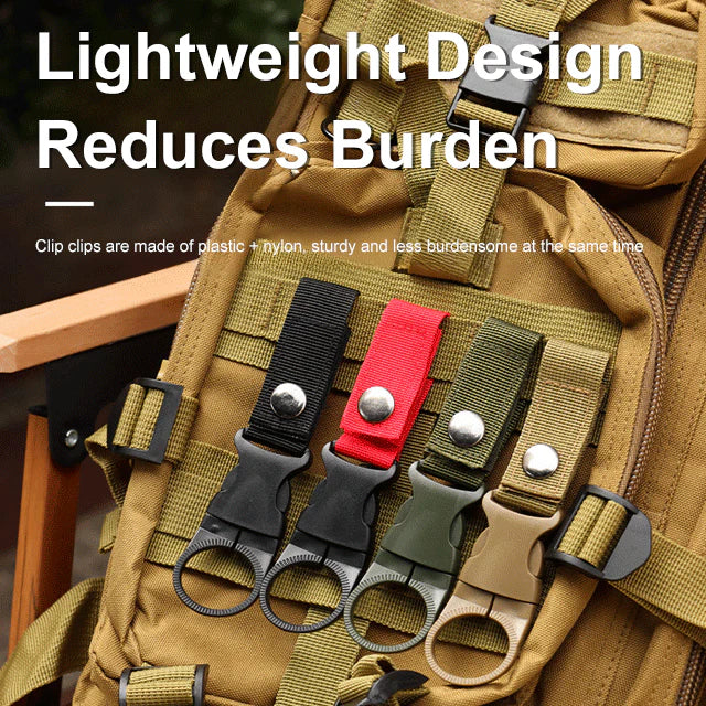 Portable water bottle buckle