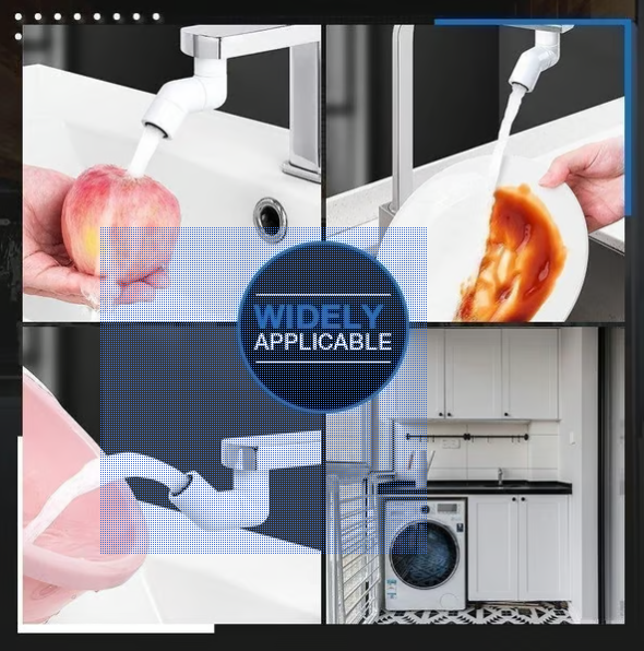 Universal rotary faucet extender