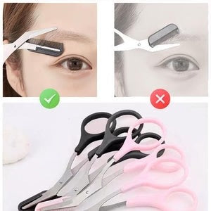 🔥Hot Sale-Eyebrow Trimming Scissors(2Pcs)