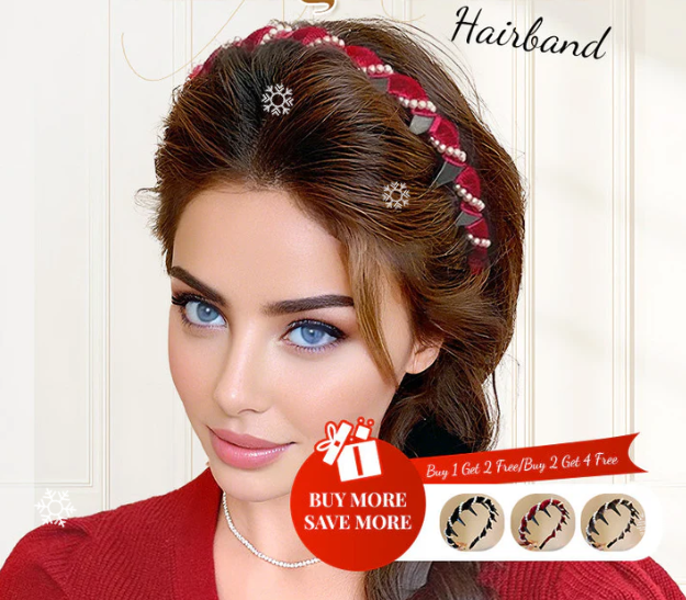 Vintage High Cranium Artificial Pearl Hairband