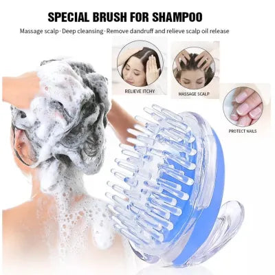 Hair Shampoo Brush Soft Silicone Scalp Massager