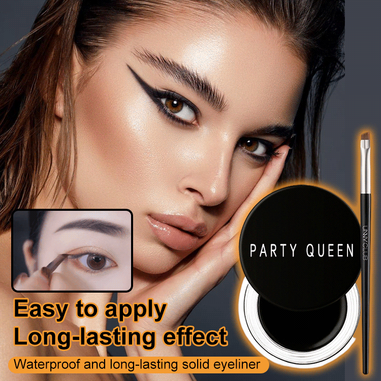 Waterproof and long-lasting solid eyeliner