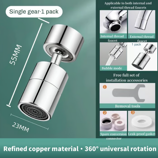 Kitchen sink faucet universal splash-proof washing artifact universal joint