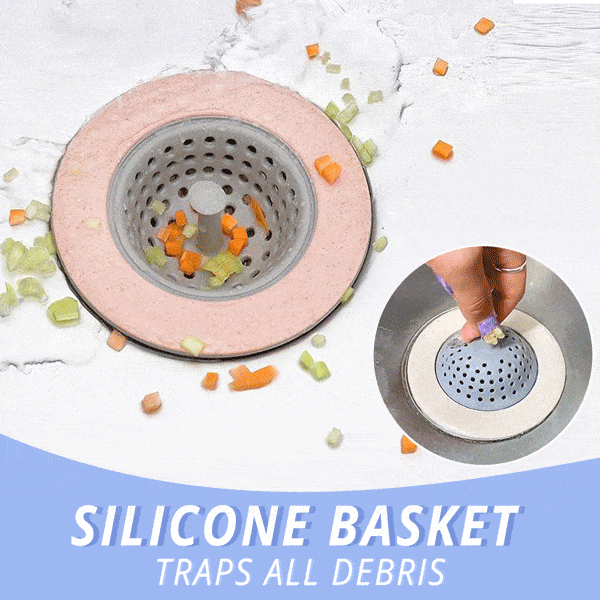 Silicone Anti-Clog Flexible Sink Strainer