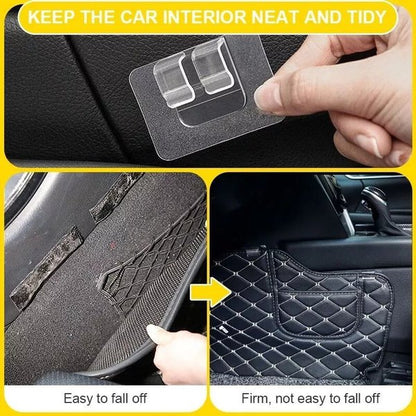 10PCS MULTIPURPOSE CAR MAT FIXING BUCKLES