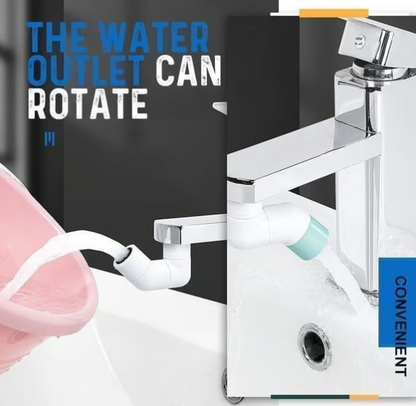 Universal rotary faucet extender