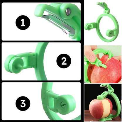 Manual universal apple peeler