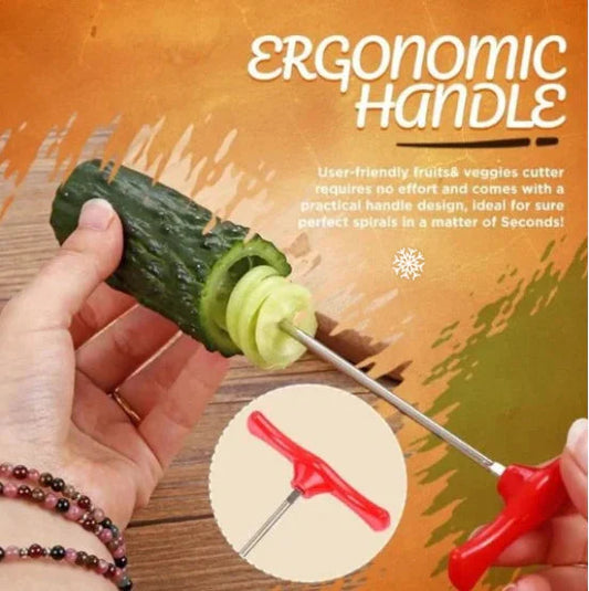 Fruit spiral knife
