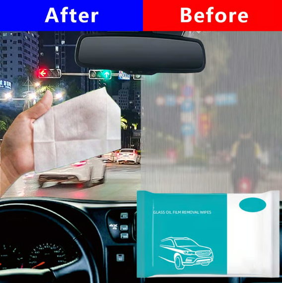 Car Glass Oil Film Removal Wipes