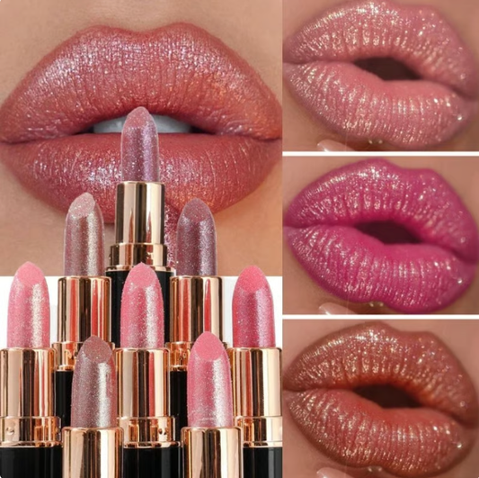 Diamond Lip Gloss Glitter Lipstick Waterproof